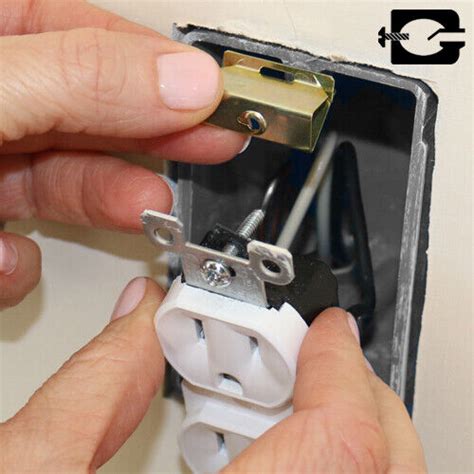 g-clip for electrical box|broken screw in electrical box.